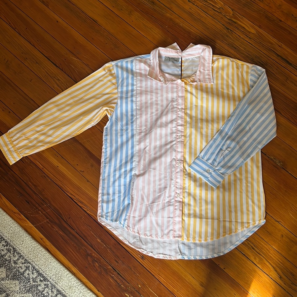 Oversized button down